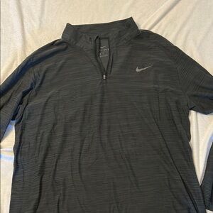 Nike Gray Quarter-Zip Pullover